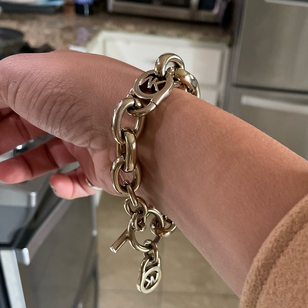 Michael Kors Toggle Initial Bracelet